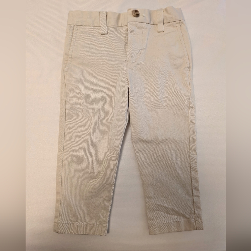 EUC Vineyard Vines Toddler Boy Khaki Cream Chino Pants